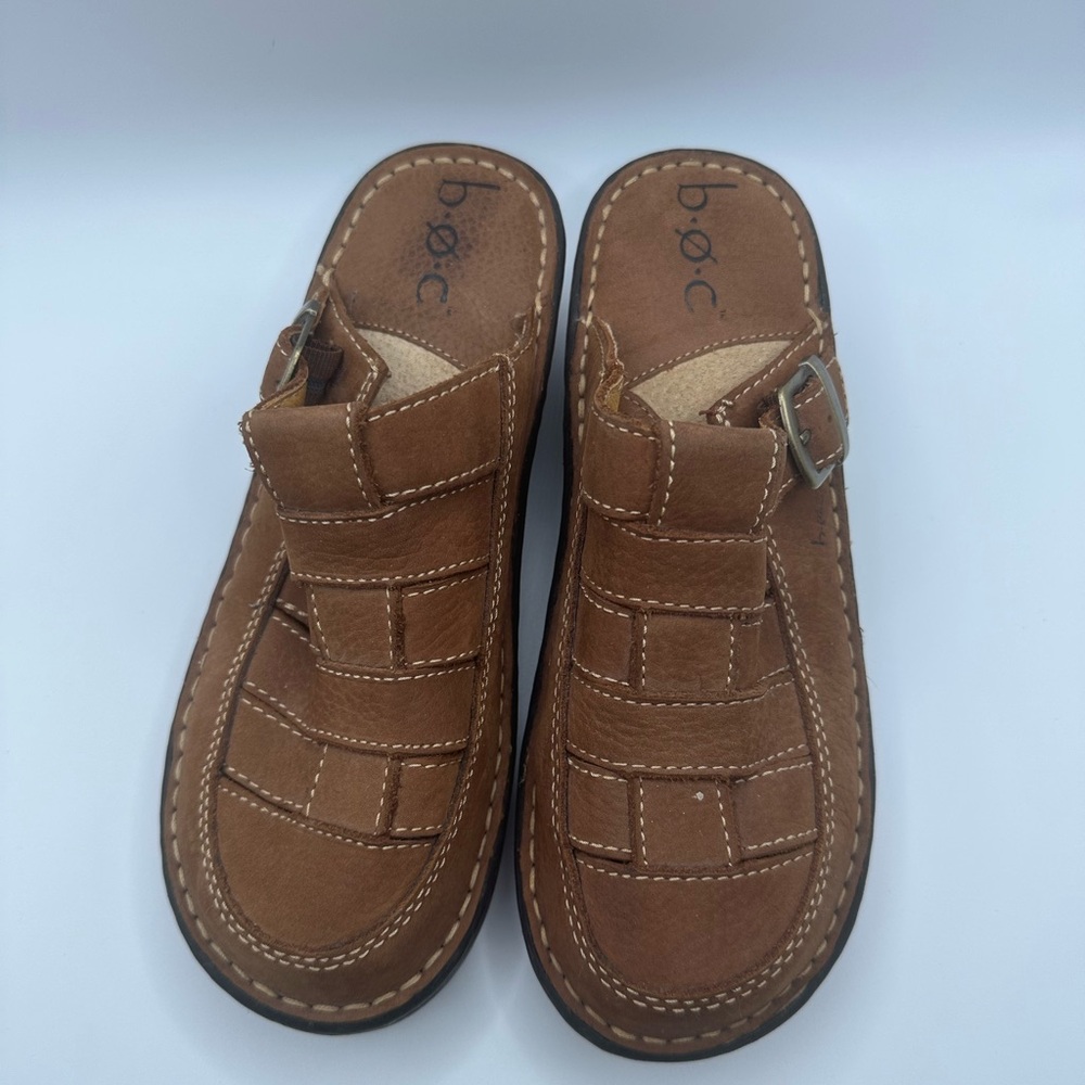 B.O.C. Leather Fishermen Clogs